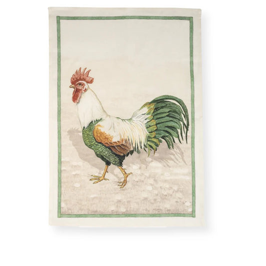 Roosters Bianco Kitchen Towel